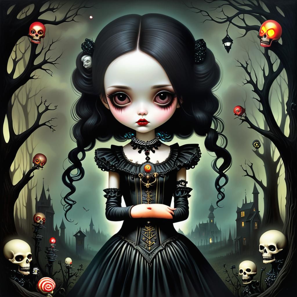 Pouting Goth Girl (ME)