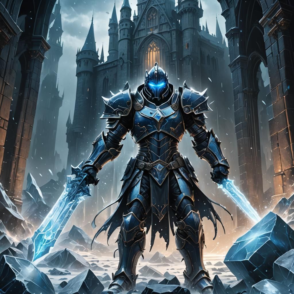 Evil Cyborg Wields Ice Magic in Gothic Sci-Fi Anime