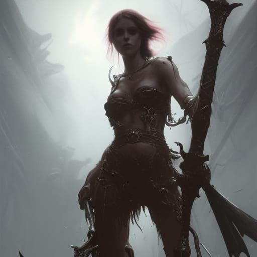 Malenia, Blade of Miquella: Dark Fantasy Art
