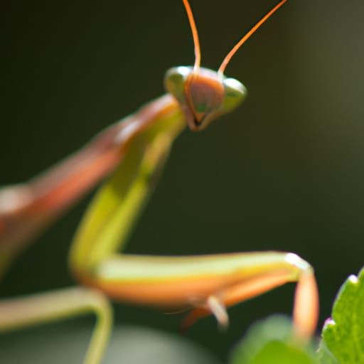 Detailed Praying Mantis Close-Up