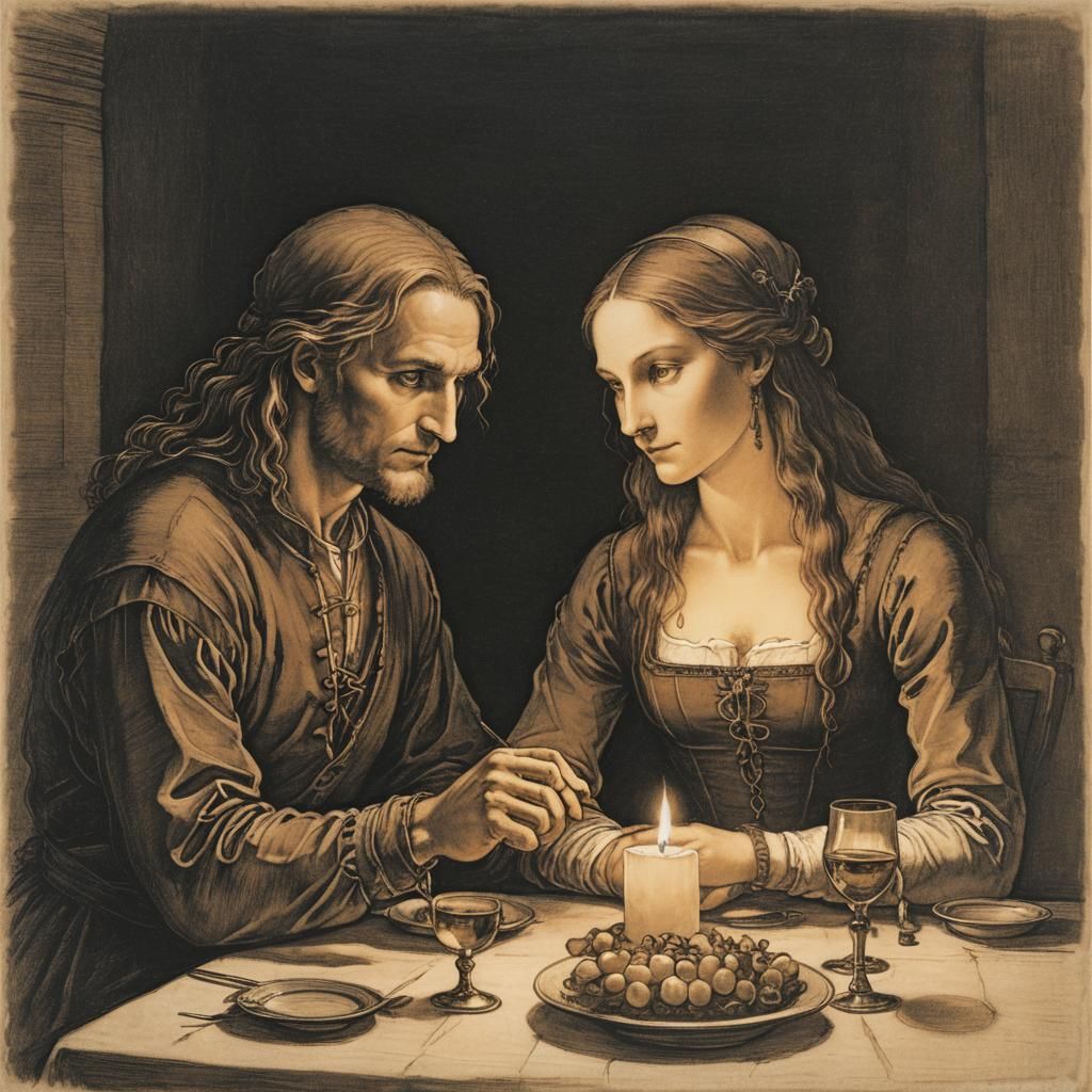 Romantic Dinner in Leonardo da Vinci Style