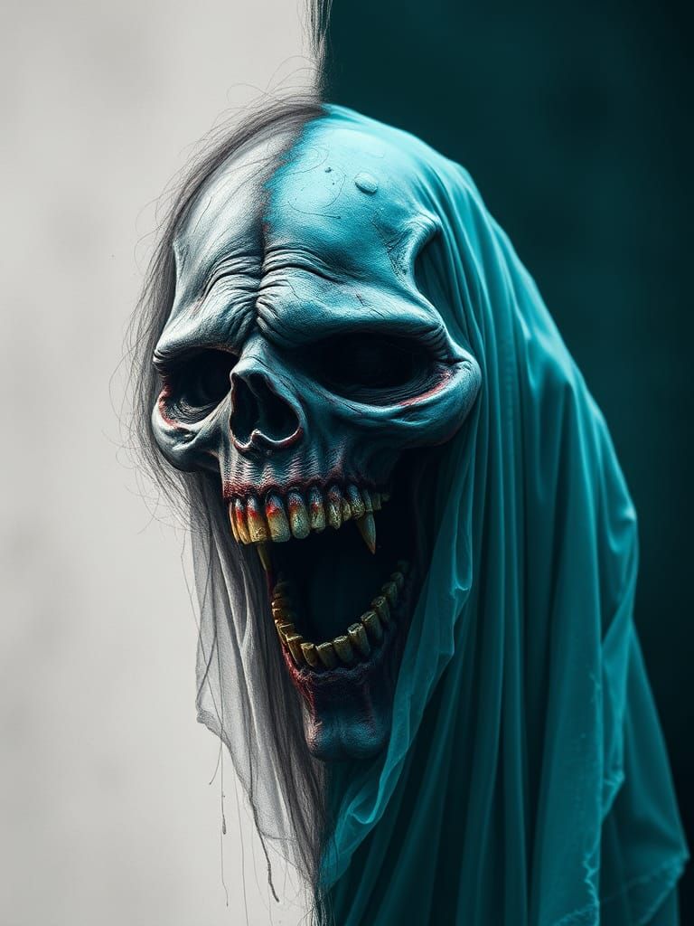 Horrifically Ghoulish Ghost Transitions: Charcoal to Lifelik...