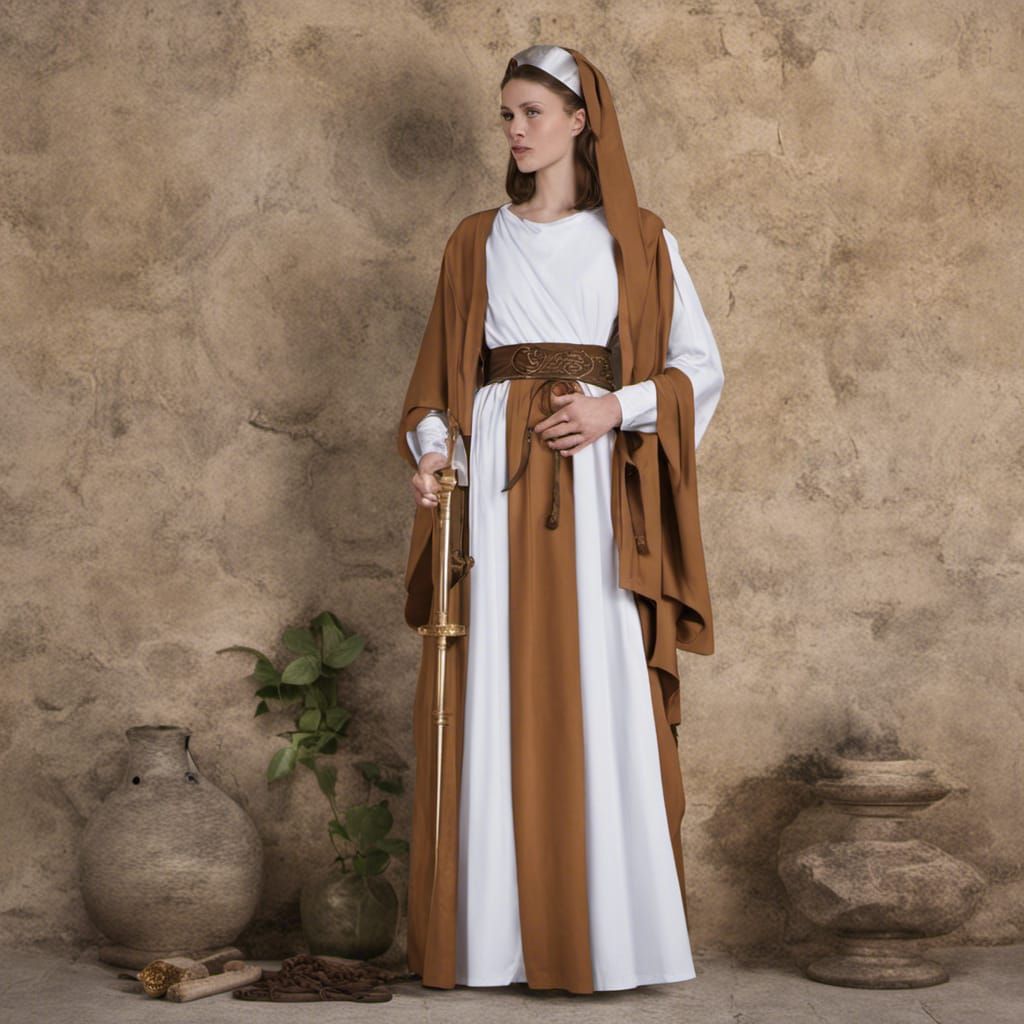 Renaissance Athena in Monastic Attire