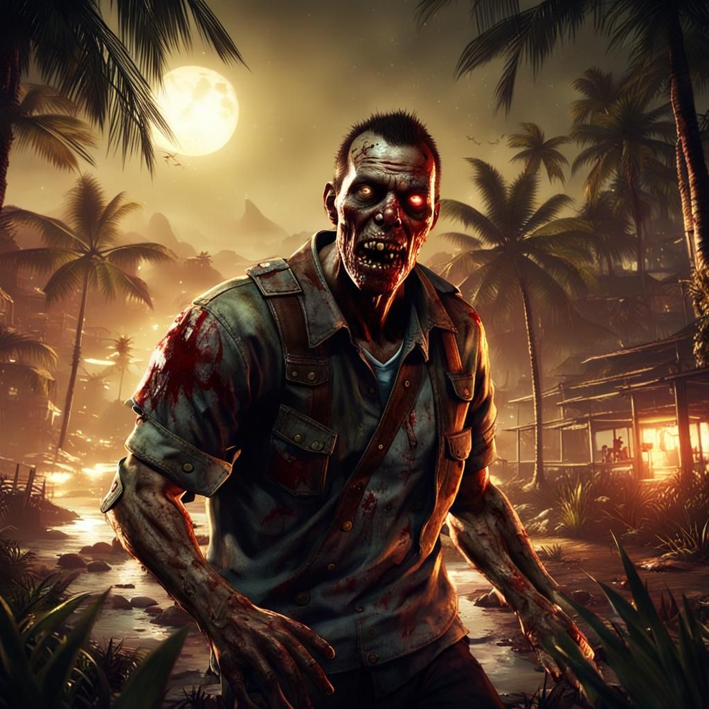Zombie Night on Dead Island in CryEngine