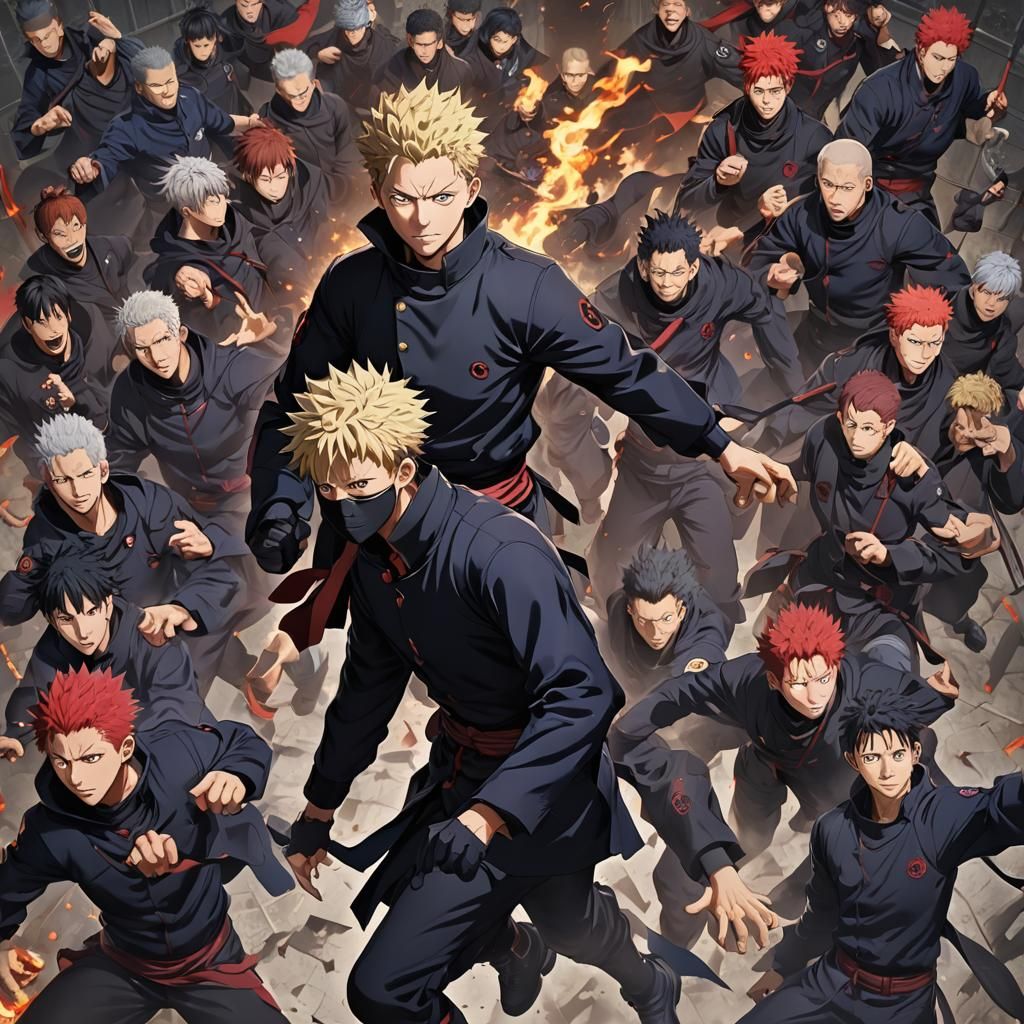 Jujutsu Kaisen Inspired 3D Anime Art