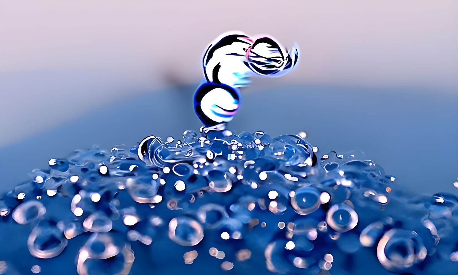 Slow Motion Water Bubble in 4K