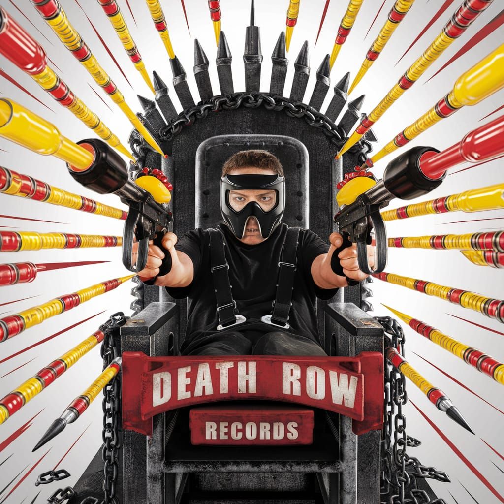 Playful Death Row Records Logo Reinterpretation