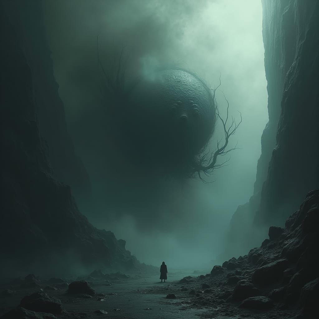 Horrifying Ooze of the Void in Gothic Style