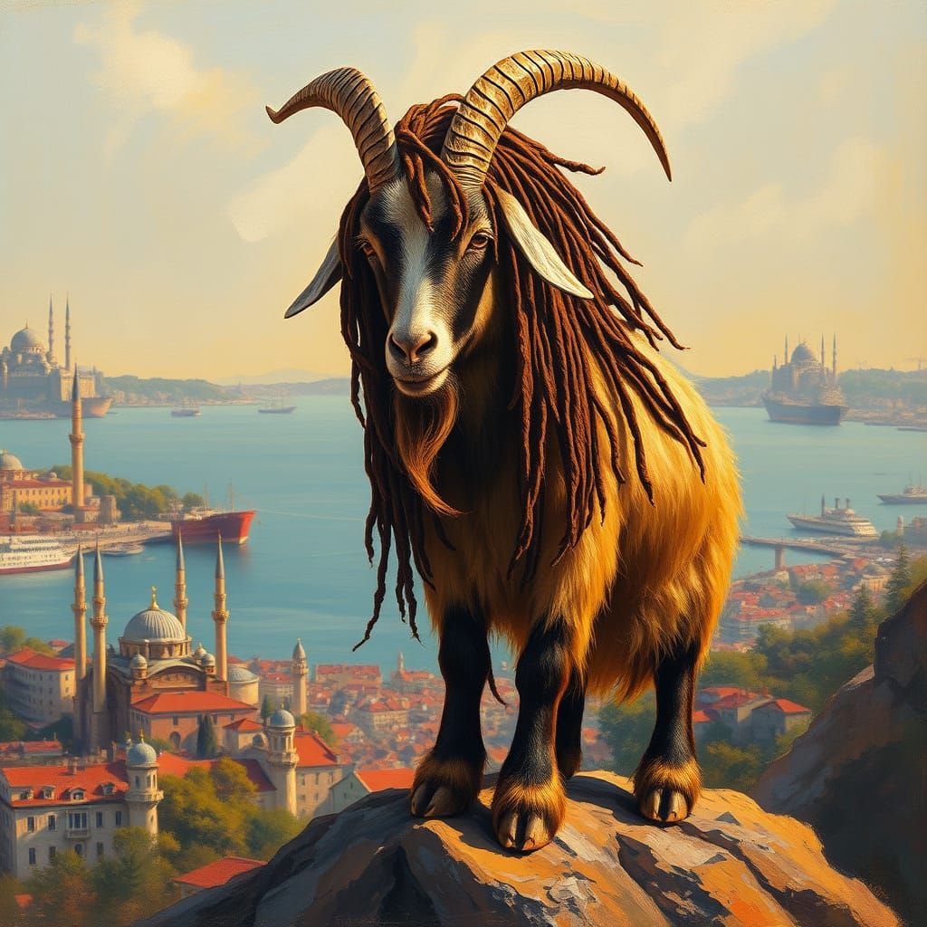 ANGORA GOAT, REGGAE STYLE