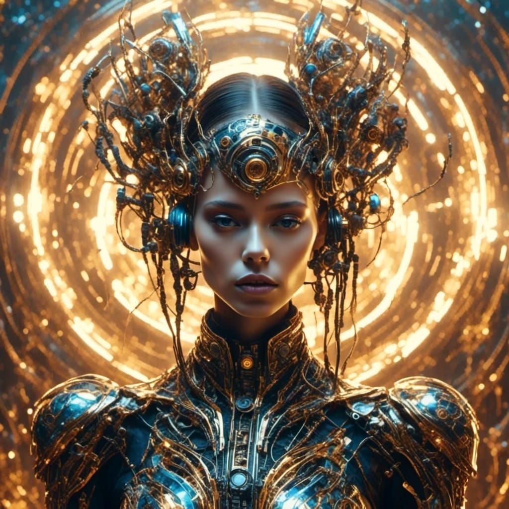 Glamorous Zentangle Design with Modern Aesthetic