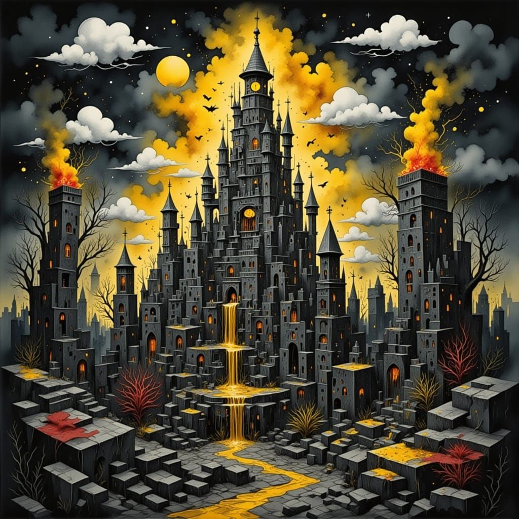 Dark Water Ink: A Mysterious Artwork