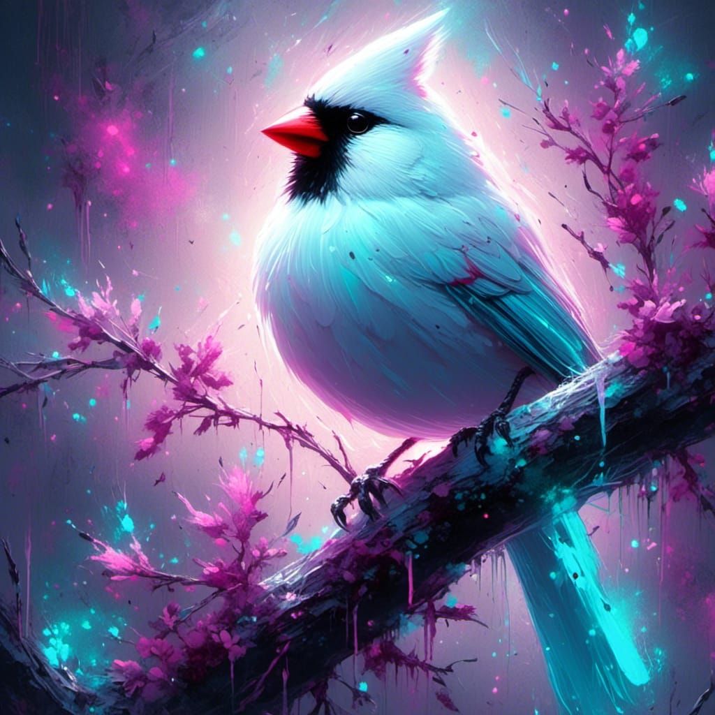 Bioluminescent White Cardinal V2