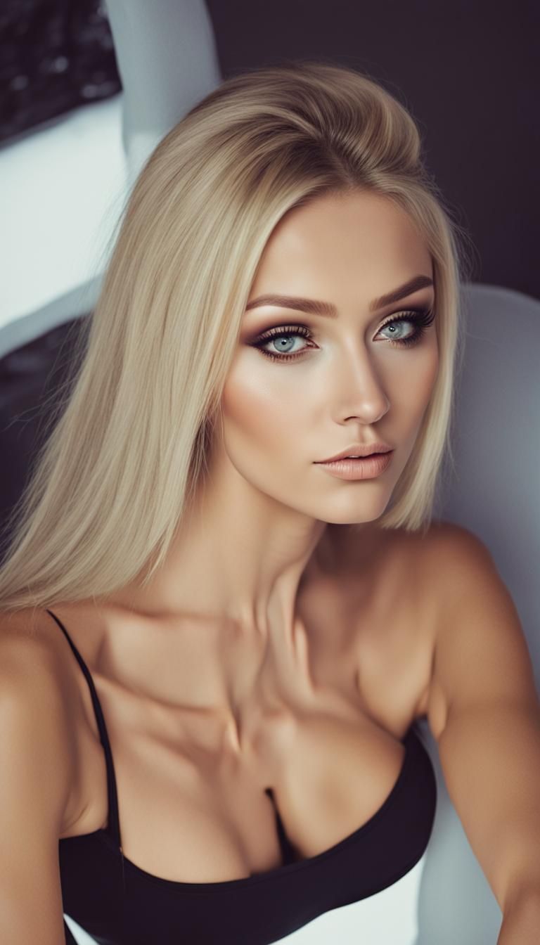 Stunning Portrait of a Beautiful Slavic Blonde