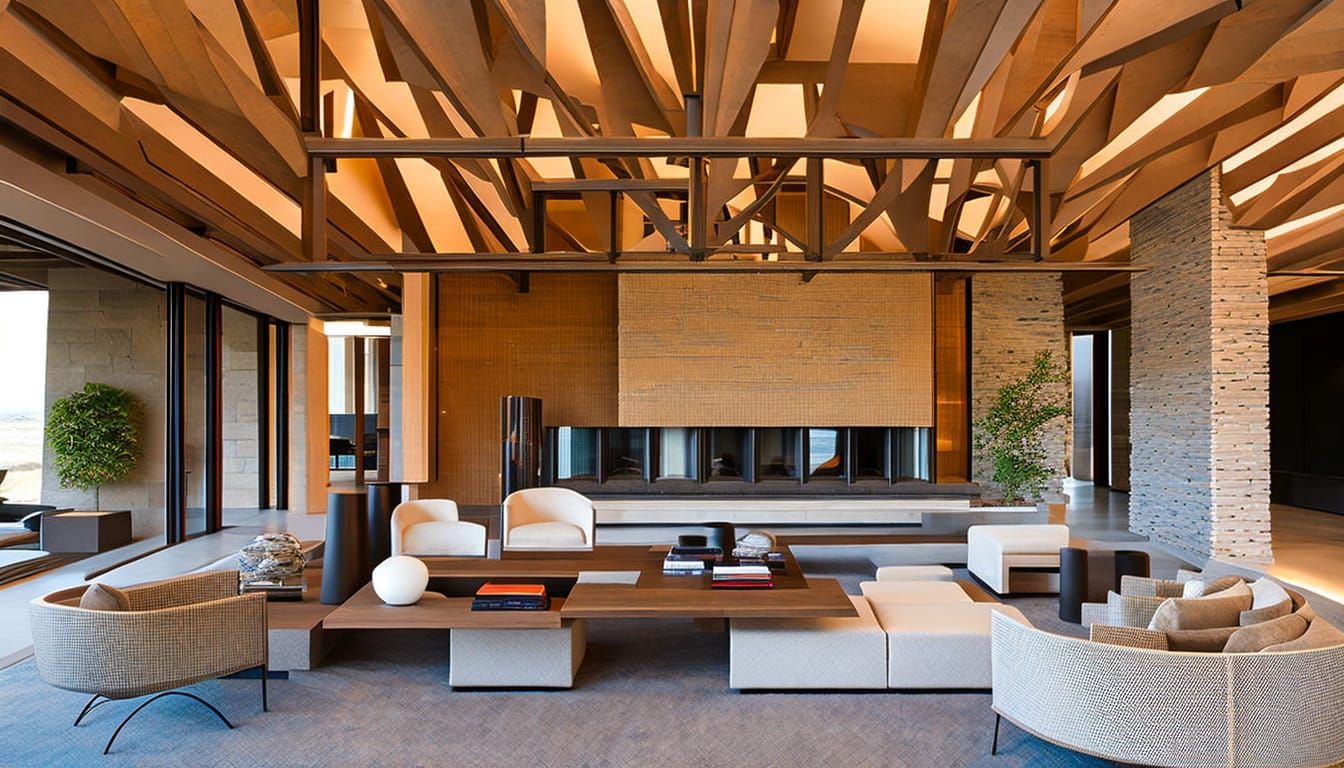 Frank Lloyd Wright Reading Room in Alexandria