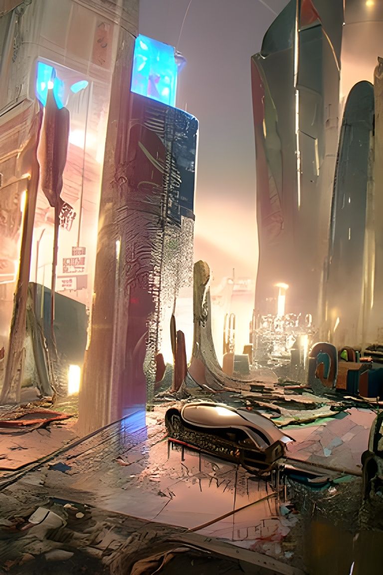 Nostalgic Memories of Youth in Cyberpunk Style