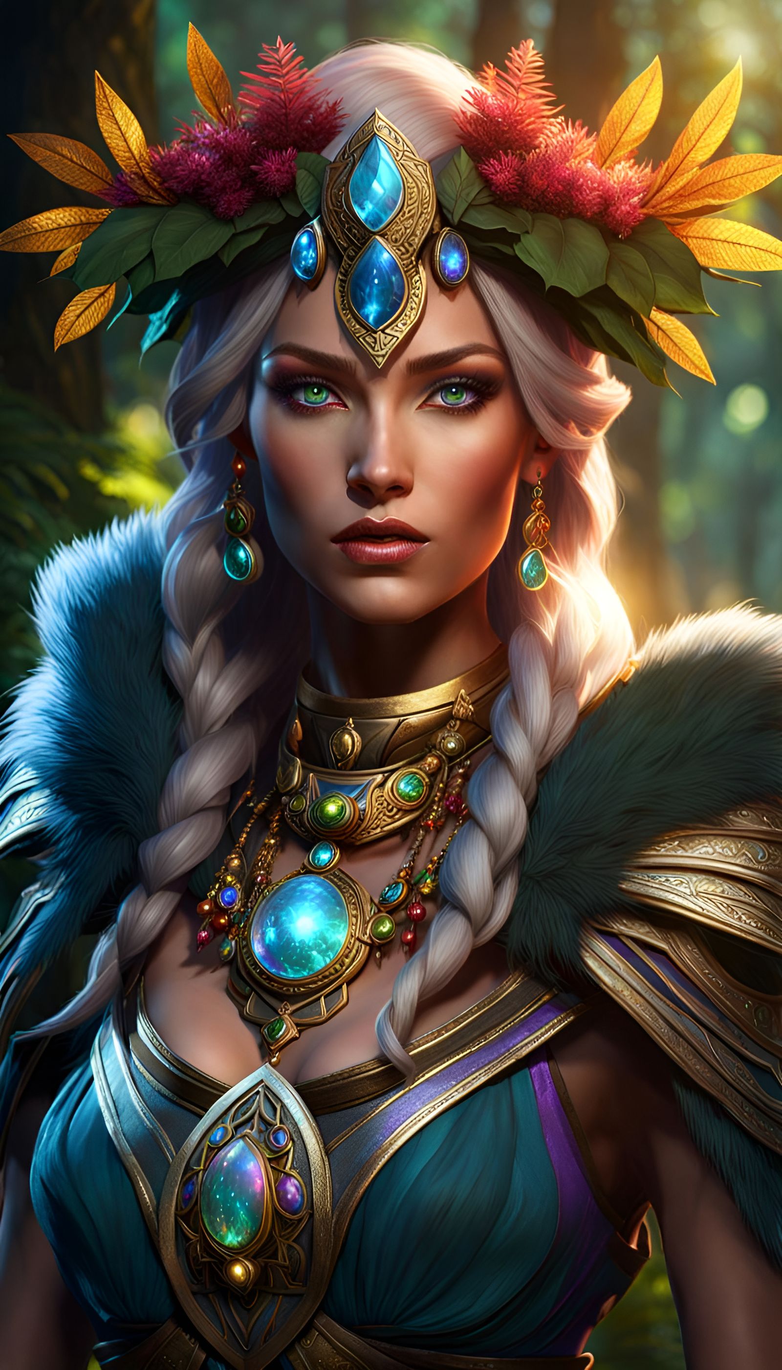 High Fantasy DnD Druid