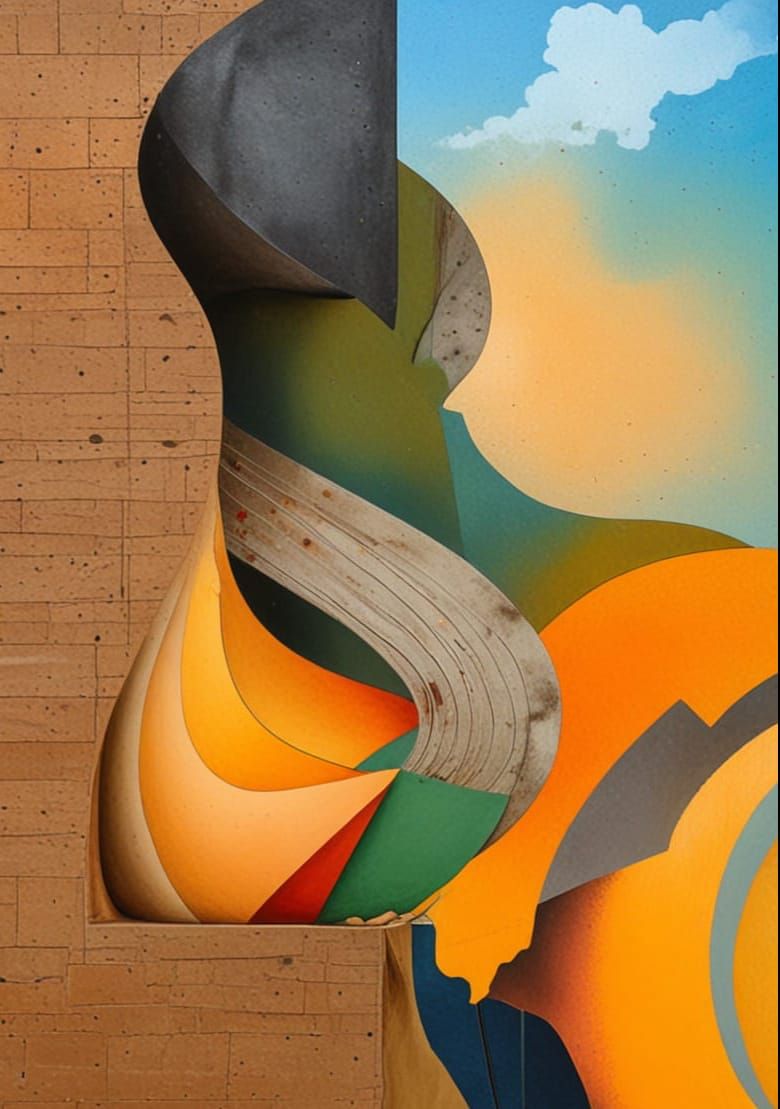 Ethereal Art Deco Botanical Masterpiece