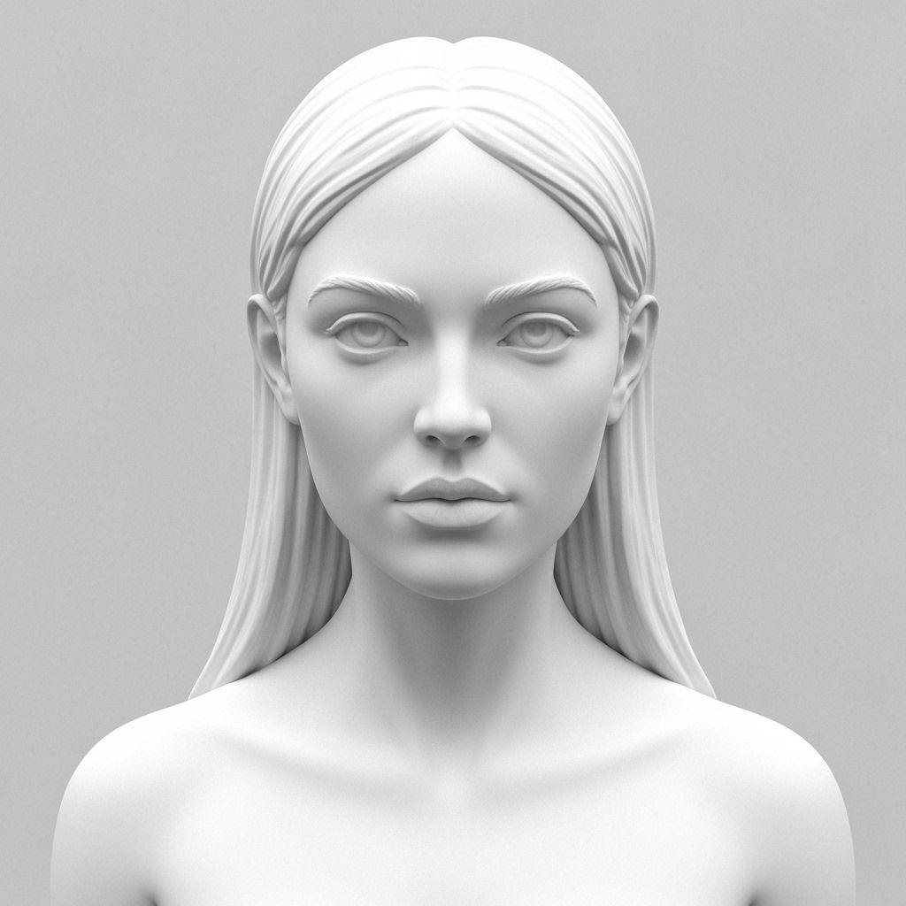 Abstract White Creation