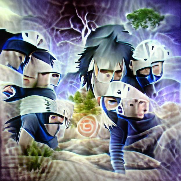 Naruto's Team 7 Digital Illustration