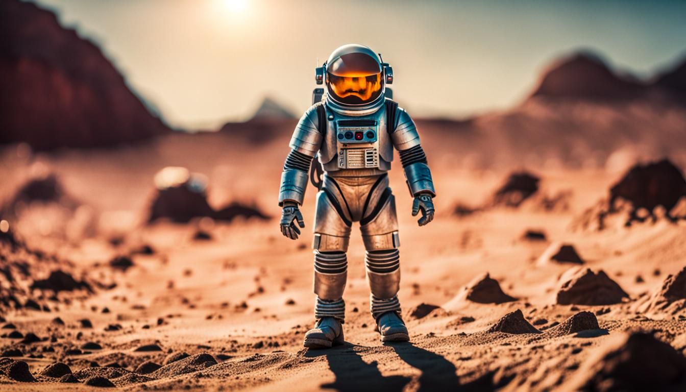 Robby the Robot Walks on Mars: Realistic Photography