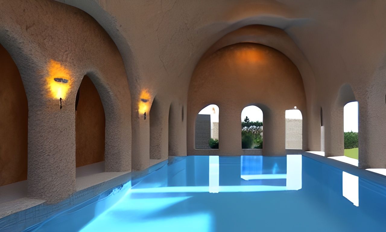 Poolcore Palace Interior: An AI-Generated Fantasy