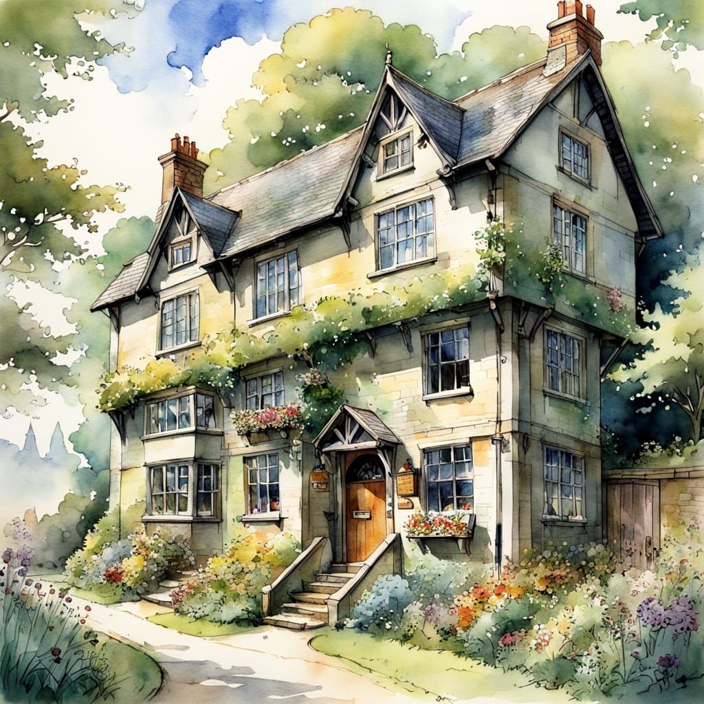 Charming Schoolhouse in Brambley Hedge Style