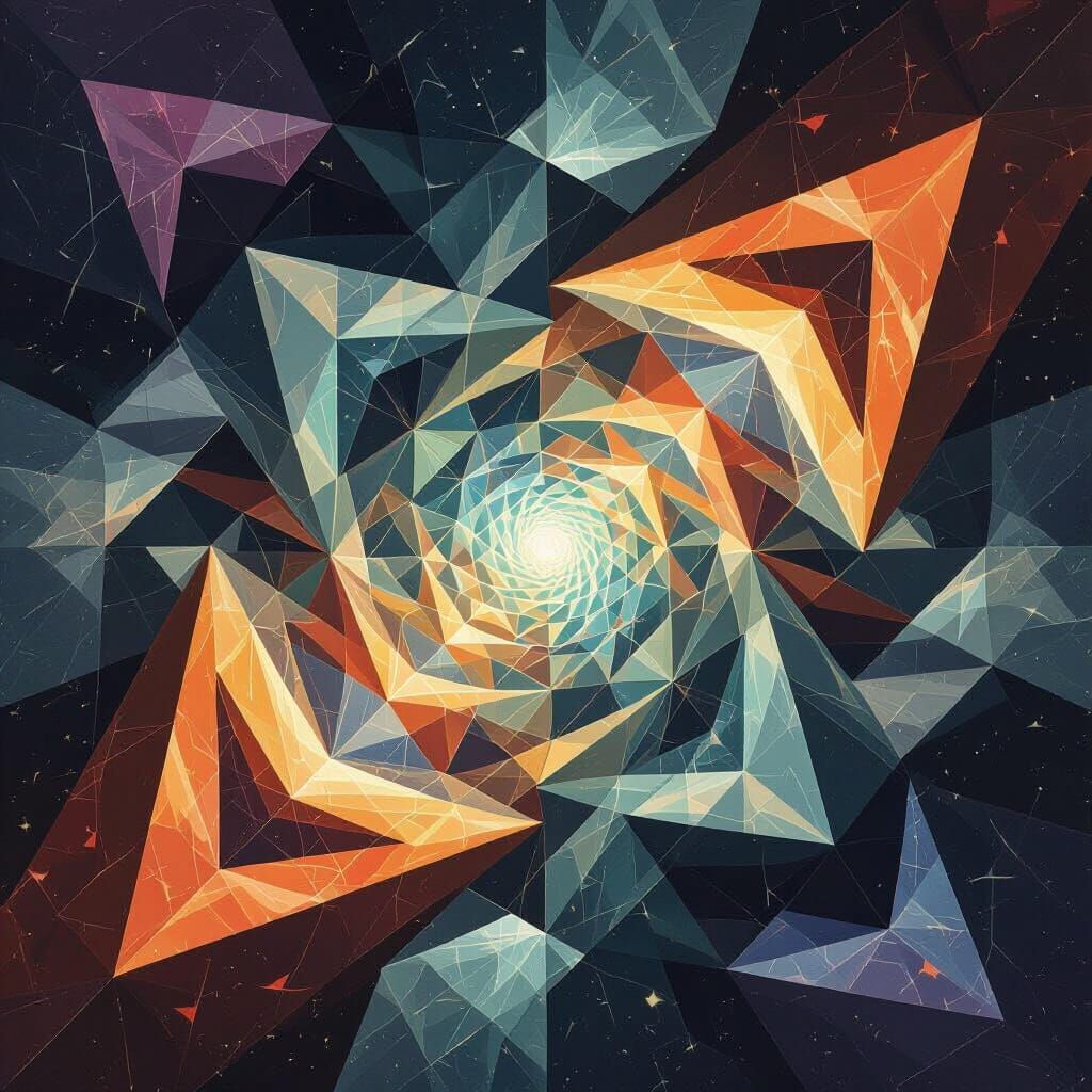 Surreal Math Concepts in Impossible Space