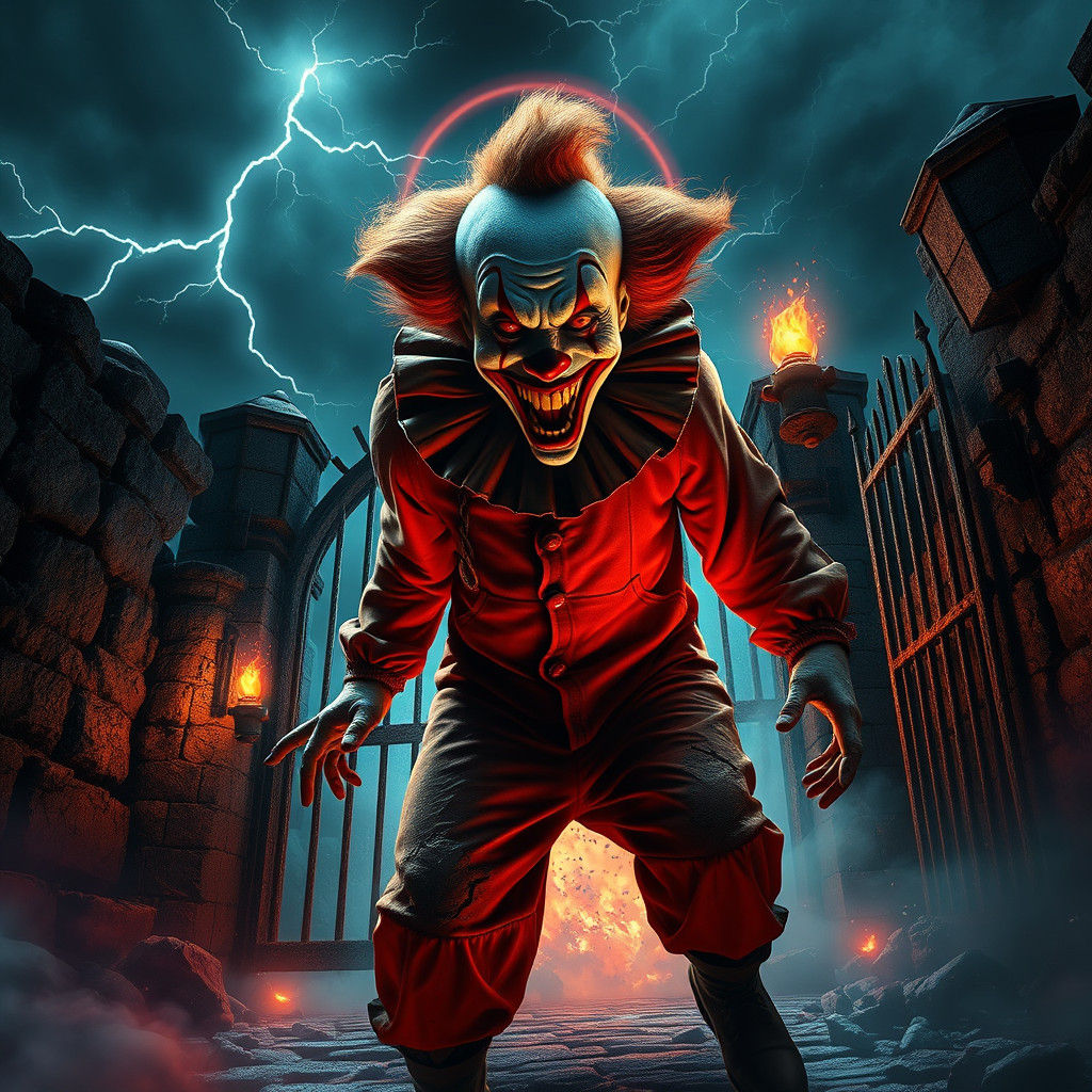 Evil Clown Brakes Out Of Prison