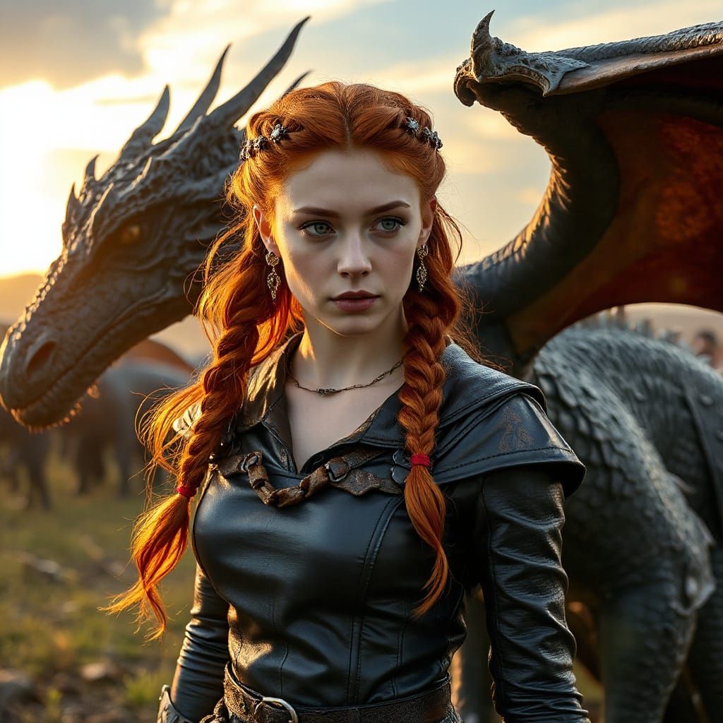 Dragon's Queen in Regal Splendor