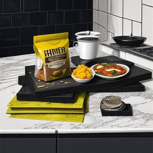 Cubist Raccoon Food Bag Still Life as Oil Painting