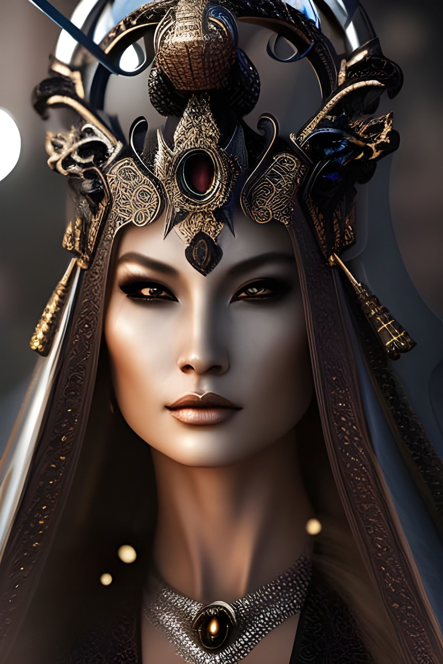 Dragon Princess: Detailed Pencil Sketch with Fire Magic