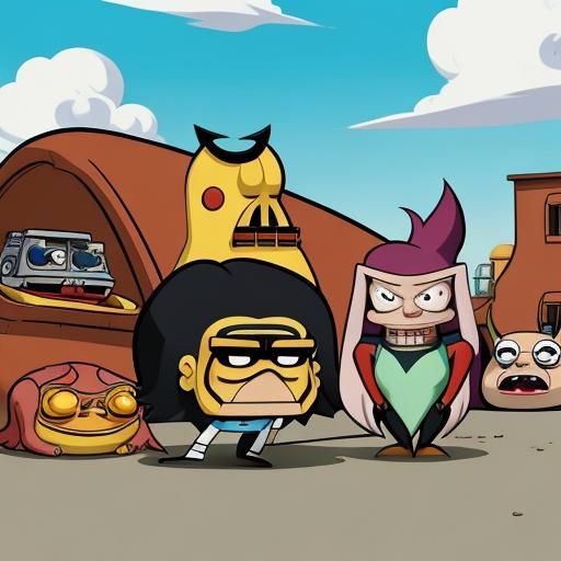 Futurama Snu Snu in Venture Bros Style