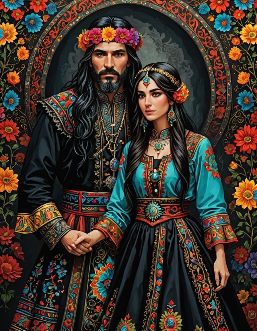 Beautiful Turkish Couple in Fantasy Turkey