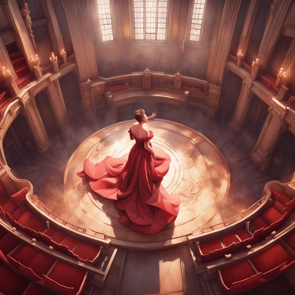 Opera singer from above