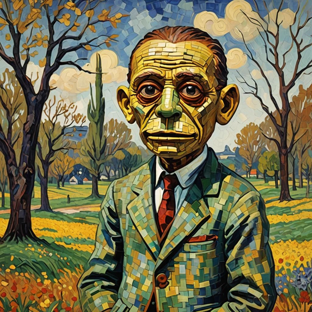 Zippy Doo Dat in Post-Impressionistic Style