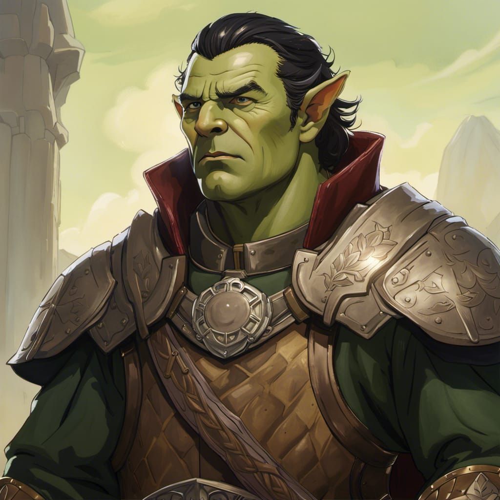 Orc Nobleman in Watercolor by Studio Ghibli