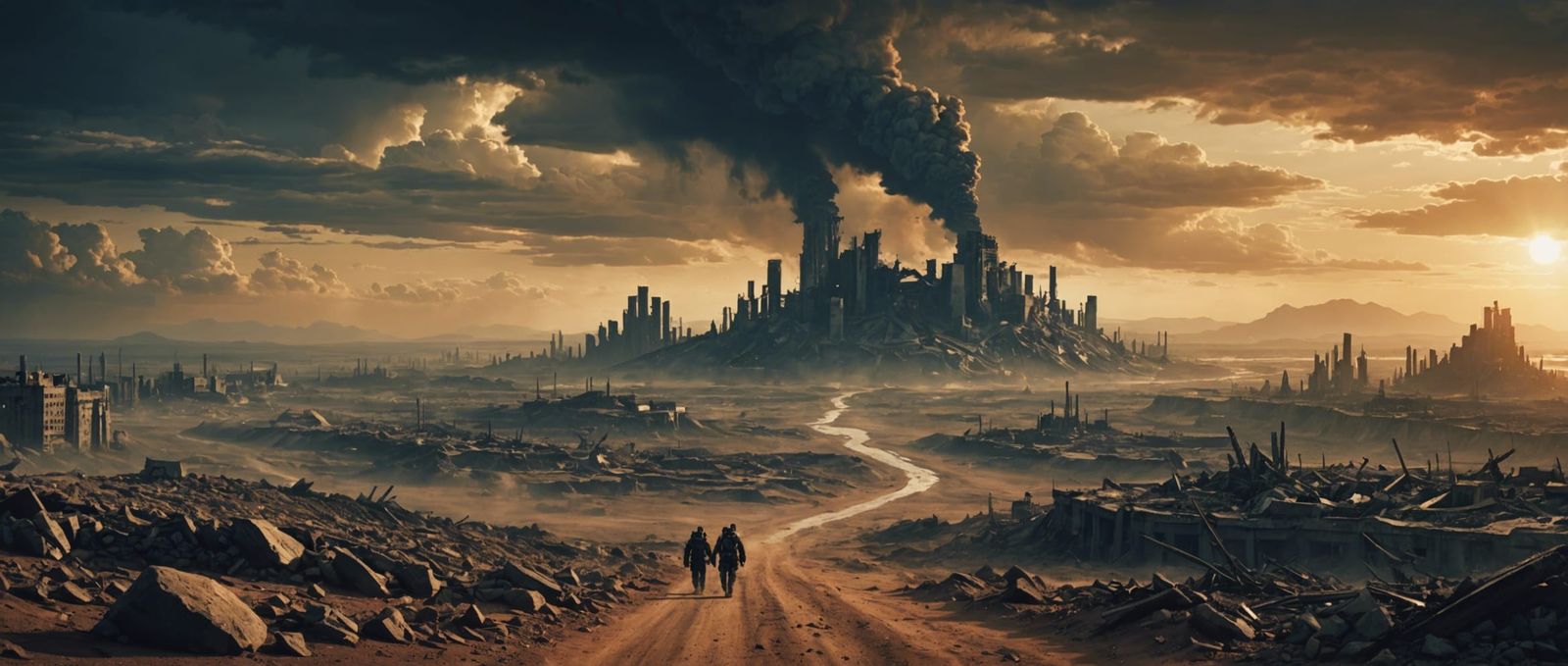 Apocalyptic Conundrum: A Desolate Landscape