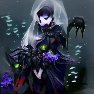 Abyssal Widow: AI Generated Concept