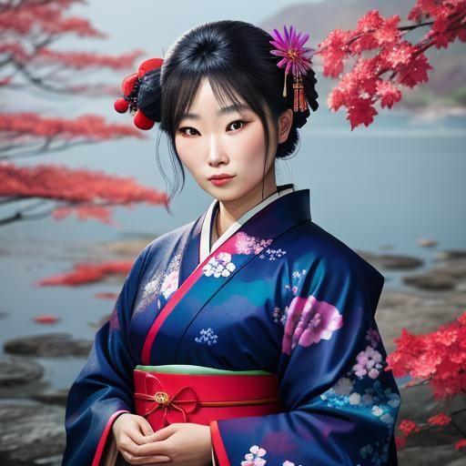 Kimono Portrait in High Definition