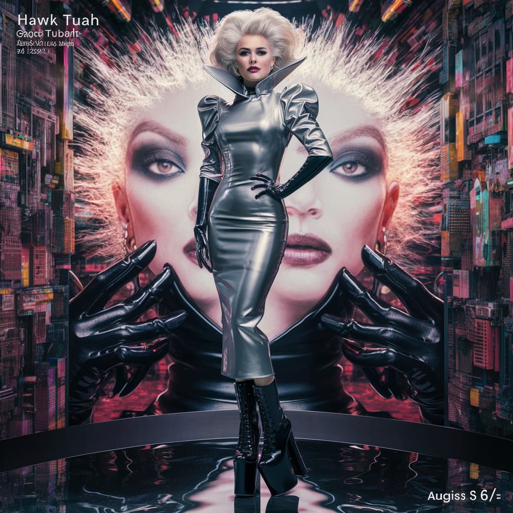 Latexia Magazine Cover: Gogo Yubari in Latex Fashion