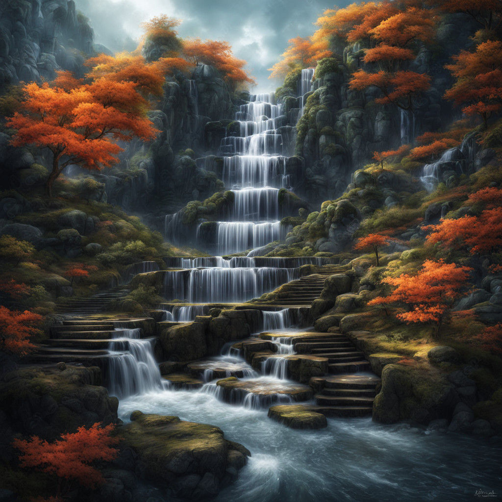 Stairway to Paradise in Epic Cinematic Style