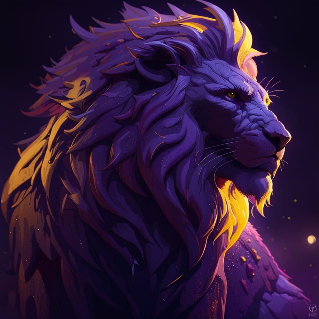 Aslan in Dark Fantasy Concept Art