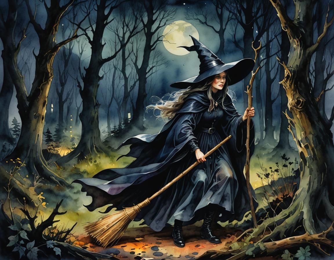 Through the dark forest