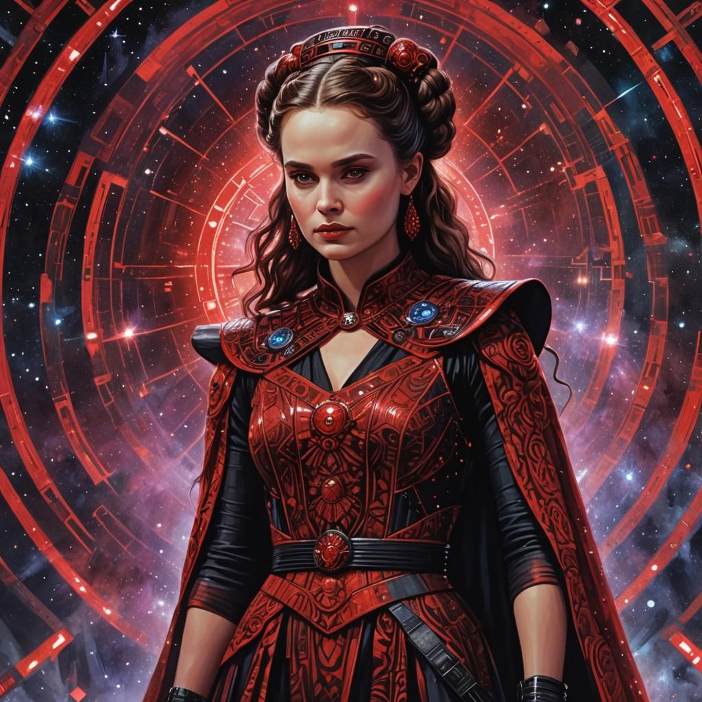 Sith Empress Padme Amidala Astral Illustration