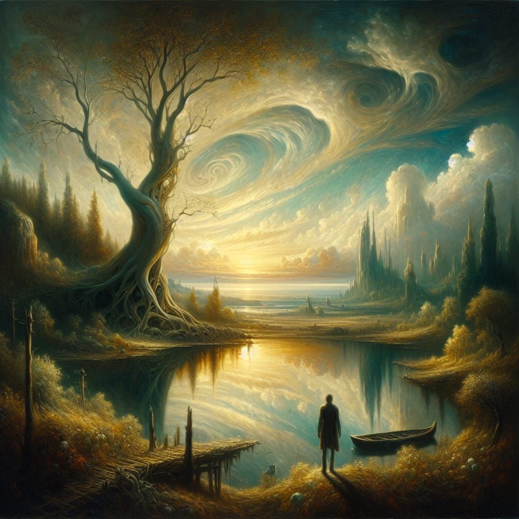 Surrealist Longing in Muted Colors