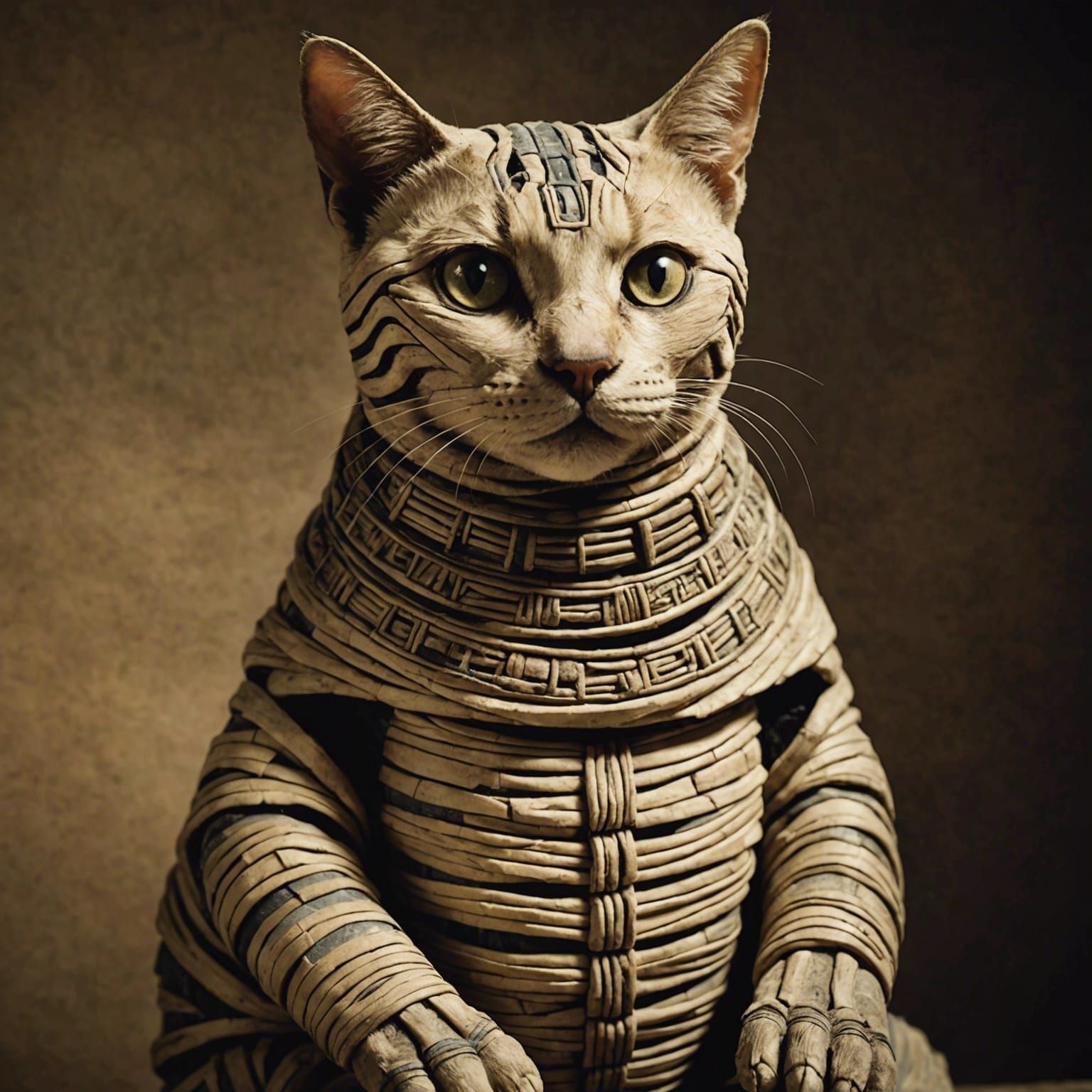AI Generated Cat Mummy