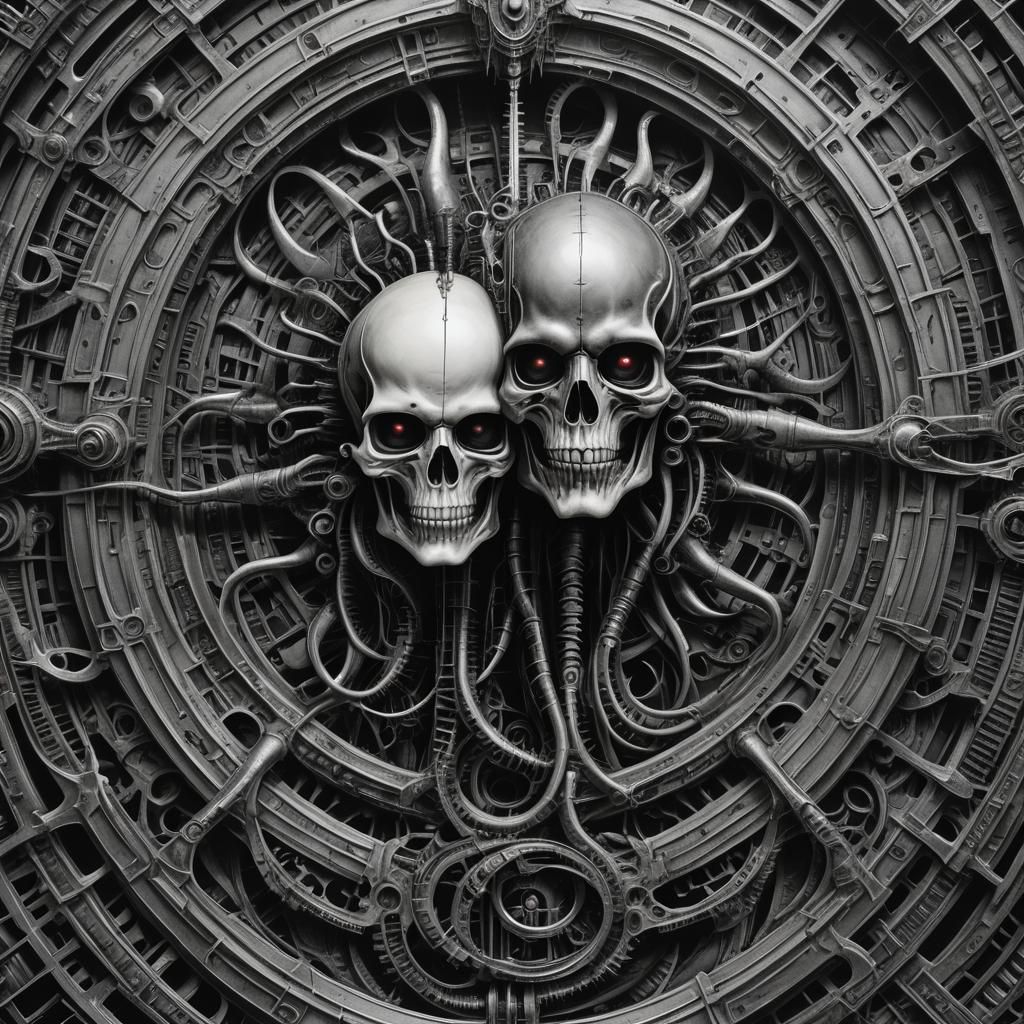 Biomechanical Horror in Giger Style