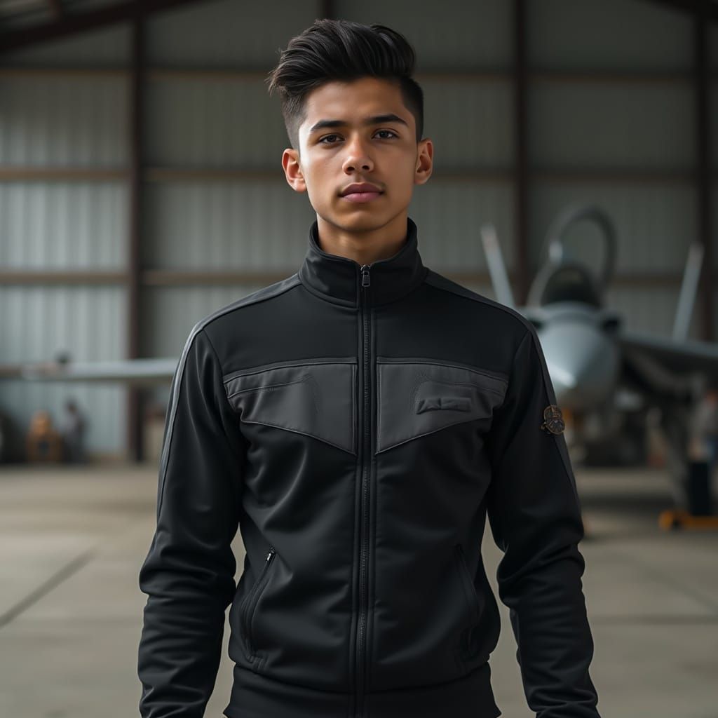 Young Indian Air Force Chief Portrait