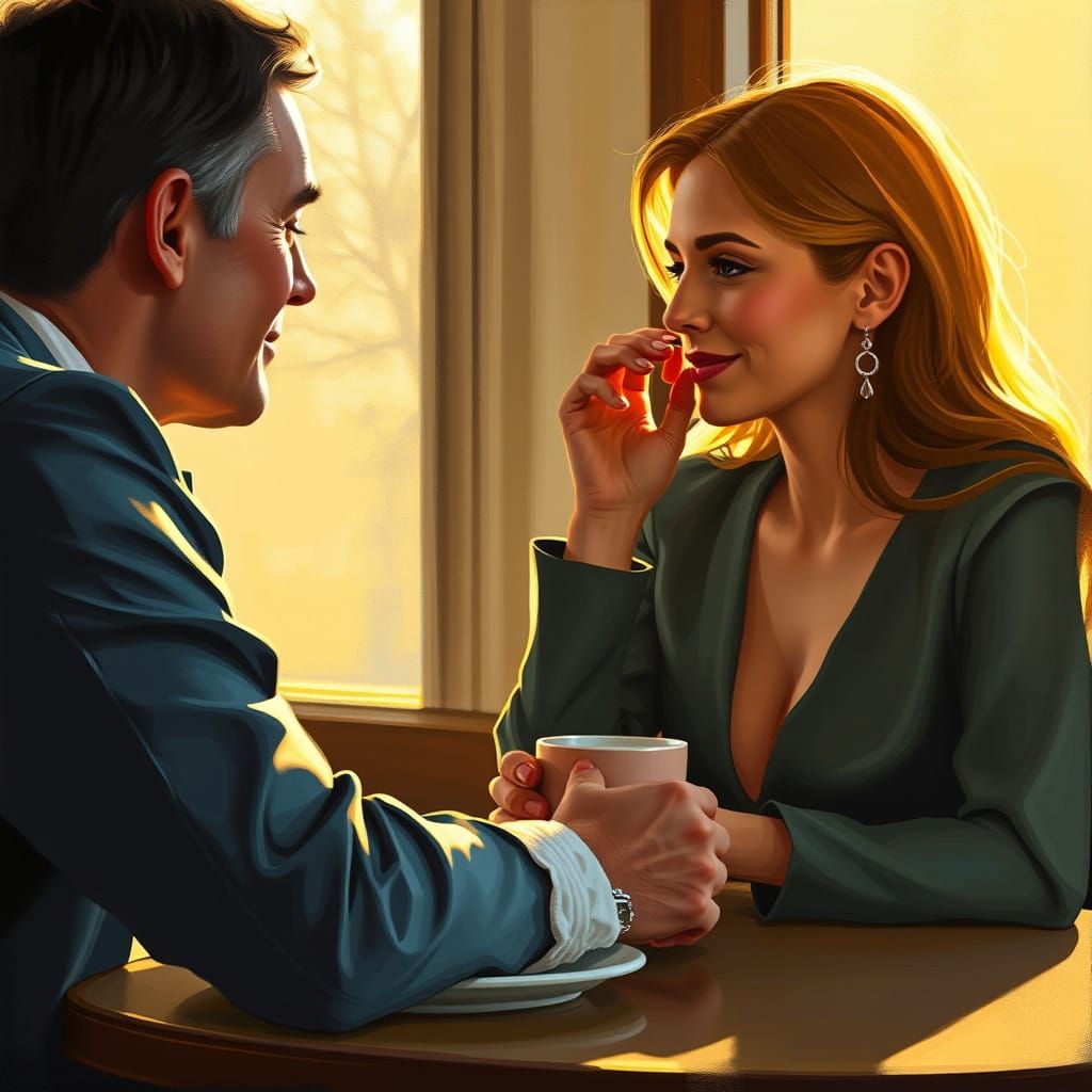 Soft Moment in Golden Light