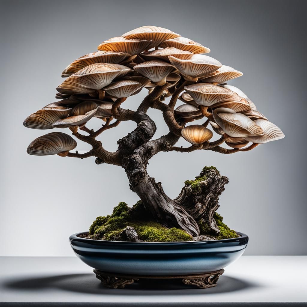 Clam Shell Bonsai Tree by Kuipers and Albi